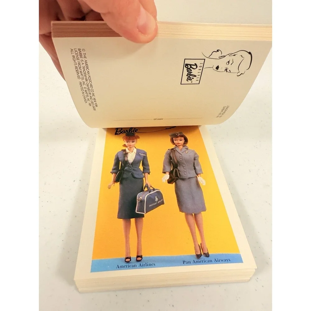 FOREVER BARBIE: A POSTCARD BOOK By Running Press Vintage First Edition